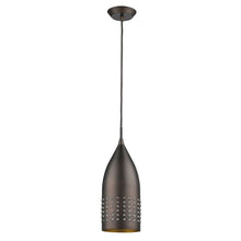 Load image into Gallery viewer, Hanging Light With Glass Studs - Bronze