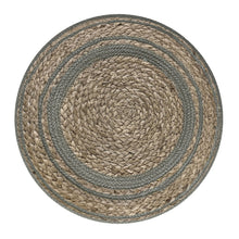 Load image into Gallery viewer, Serena - Handcrafted Round Braided Pouf