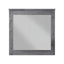 Load image into Gallery viewer, 38" Square Framed Mounted Dresser Mirror - Gray