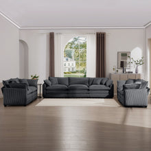 Load image into Gallery viewer, Elegant Oversized Sectional Sofa Set With Deep Seats And Flexible Layout