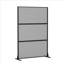 Load image into Gallery viewer, Three Panel Screen Room Divider (562823) - Black