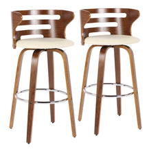 Load image into Gallery viewer, Cosini - Mid Century Modern Fixed Height Barstool With Swivel (Set of 2)