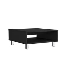 Load image into Gallery viewer, Coffee Table 1 Shelf, 4 Legs - Black
