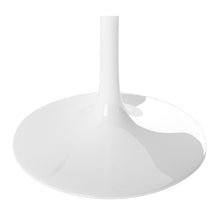 Load image into Gallery viewer, 48" Fiberglass And Metal Dining Table - White