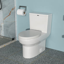 Load image into Gallery viewer, 1 Piece Toilet & Soft Closing Seat - White