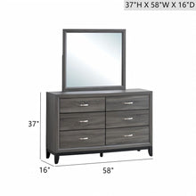 Load image into Gallery viewer, Glasgow - Dresser With 6 Drawers