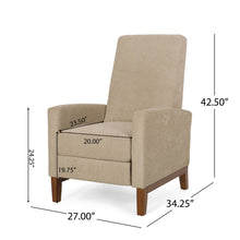 Load image into Gallery viewer, Contemporary Wide Manual Club Recliner