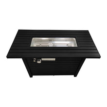 Load image into Gallery viewer, Outdoor Fire Pit Table With Lid, - Black