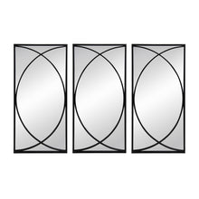 Load image into Gallery viewer, Rectangular Wall Mirrors With Frame, Home Decor For Living Room Bedroom Entryway - Black