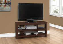 Load image into Gallery viewer, TV Stand, Console, Media Entertainment Center, Storage Shelves, Contemporary & Modern - Cherry