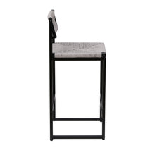 Load image into Gallery viewer, Bar Stools Paper Rope Weave Dining Chairs With Back Hand Weave Stools For Kichen Island, Bar & Counter (Set of 2)