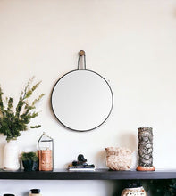 Load image into Gallery viewer, 26" Wood Mirror - Black