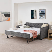 Load image into Gallery viewer, Daybed With Pop Up Trundle And USB Charging Armrest