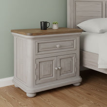 Load image into Gallery viewer, 28" x 16.3" x 26.5" One Drawer Nightstand - Gray