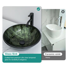 Load image into Gallery viewer, Vessel Sink With Faucet And Pop-Up Drain