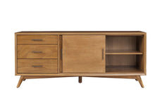 Load image into Gallery viewer, TV Stand With Drawers And Sliding Door - Brown