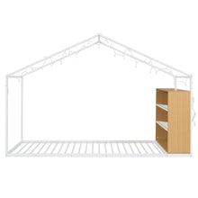 Load image into Gallery viewer, Bed House Frame With Shelves And Lights