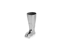 Load image into Gallery viewer, Buffed Firefighter Boot Umbrella Stand Sculpture - Silver
