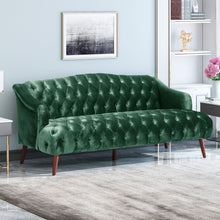 Load image into Gallery viewer, Comfy 3 Seat Sofa With Wooden Legs, For Living Room And Study
