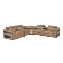 Load image into Gallery viewer, Nova - Sectional With Bluetooth Speaker, LED And Lifting Wine Cabinet