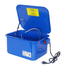 Load image into Gallery viewer, Benchtop Parts Washer With 110V Pump, 3.5 Gallon Capacity - Blue