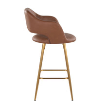 Load image into Gallery viewer, Margarite - Contemporary Fixed Height Counter Stool With Footrest (Set of 2) With Square