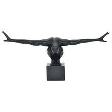 Load image into Gallery viewer, Man Tabletop Sculpture (568369) - Black
