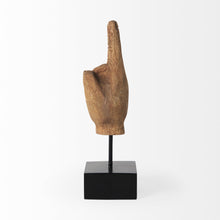 Load image into Gallery viewer, Hand Tabletop Sculpture - Brown