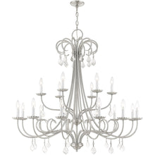 Load image into Gallery viewer, 41'' Multi Light Dimmable Chandelier With Shades - Nickel