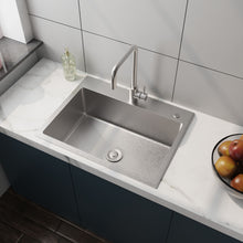 Load image into Gallery viewer, 24" Stainless Steel Washing Sink With Faucet Hoses And Drain Head Only (Update) - Silver