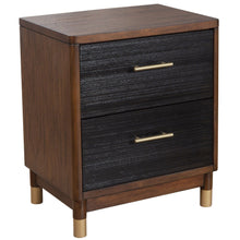 Load image into Gallery viewer, Mod Drawer Nightstand - Dark Walnut And Black