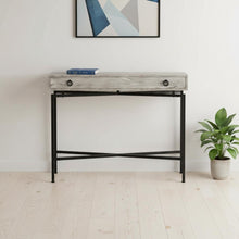 Load image into Gallery viewer, Cross Leg Console Table - Gray And Black