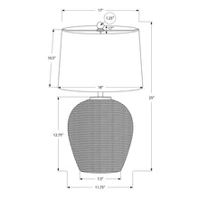 Load image into Gallery viewer, Lighting, Table Lamp, Rattan, Resin, Transitional - Beige