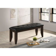 Load image into Gallery viewer, Tufted Upholstered Dining Bench - Brown