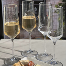 Load image into Gallery viewer, Tritan Lexington - Unbreakable Plastic Champagne Flutes, 10Oz (Set of 4) - Clear
