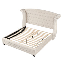 Load image into Gallery viewer, Sophia - Crystal Tufted Upholstered Bed