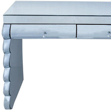 Load image into Gallery viewer, 39" Wood Vanity Two Drawer Dresser - Silver