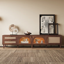 Load image into Gallery viewer, TV Stand With App-Controlled LED Lights, 2 Drawers & Door Storage