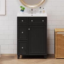 Load image into Gallery viewer, Transitional Style Bathroom Vanity Cabinet With Ceramic Sink