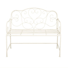 Load image into Gallery viewer, Sunnydaze - Outdoor Garden Bench - Matte White