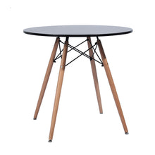Load image into Gallery viewer, 32" Wood Round Top Dining Table - Black