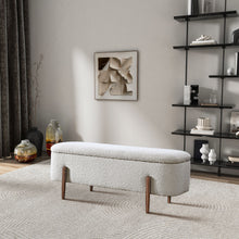 Load image into Gallery viewer, Sarna - Storage Bench - Ivory