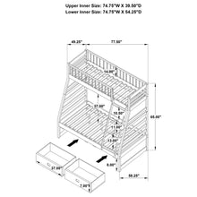 Load image into Gallery viewer, Newhall - Bunk Bed With 2 Drawers