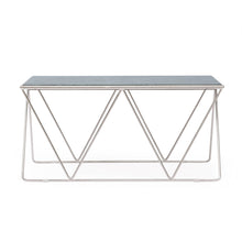 Load image into Gallery viewer, Modern Glam Marble Coffee Table With Gold Base - Green