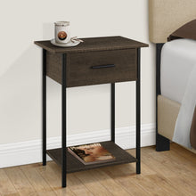Load image into Gallery viewer, Contemporary 2 Tier Accent Table With Storage Drawer