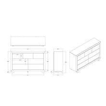 Load image into Gallery viewer, Skye - Marble Dresser - White