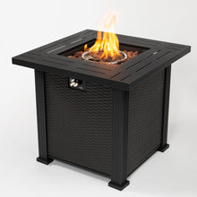 Load image into Gallery viewer, Square Fire Pit Table - Brown