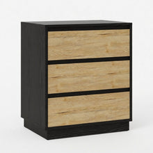 Load image into Gallery viewer, 3 Drawer Nightstand, Bedroom Side Table