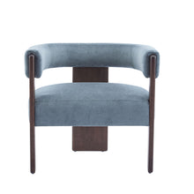 Load image into Gallery viewer, Modern Upholstered Accent Arm Chair With Barrel Back Design