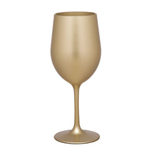 Load image into Gallery viewer, Leadingware Metallic Plastic Wine Glasses (Set of 4)